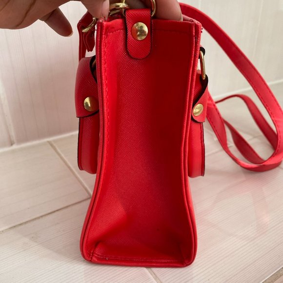 Red Mini Crossbody Bag - Picture 6 of 7